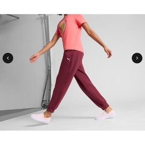 Puma pink white slip on walking casual‎ loafer shoes women's 7